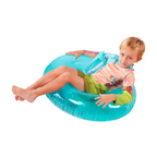 Set Rash Guard y Short Niño con UPF 50+ Aquamandra Escalador Arena / Verde - AQ104