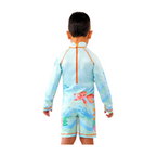 Enterizo con Cremallera Unisex con UPF 50+ Aquamandra Aquamandra Náufrago Turquesa - AQ302