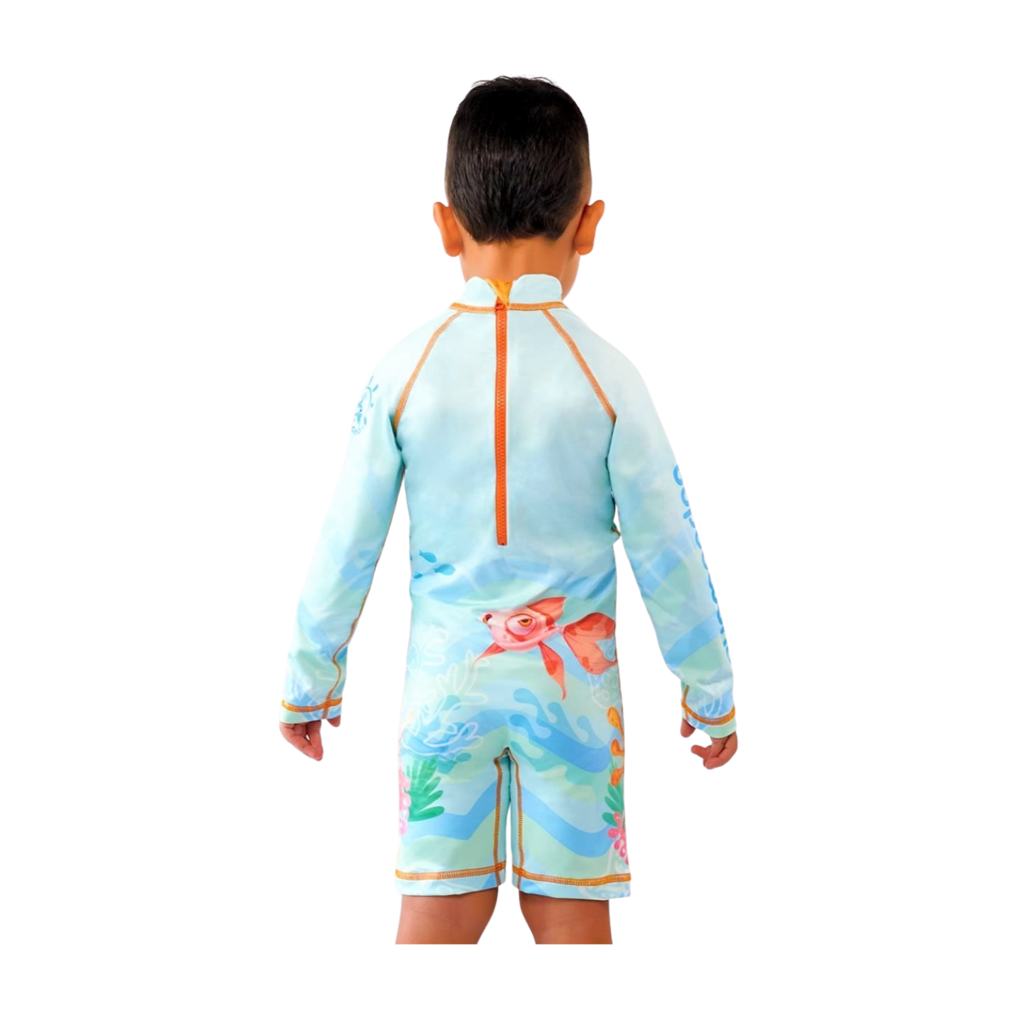 Enterizo con Cremallera Unisex con UPF 50+ Aquamandra Aquamandra Náufrago Turquesa - AQ302