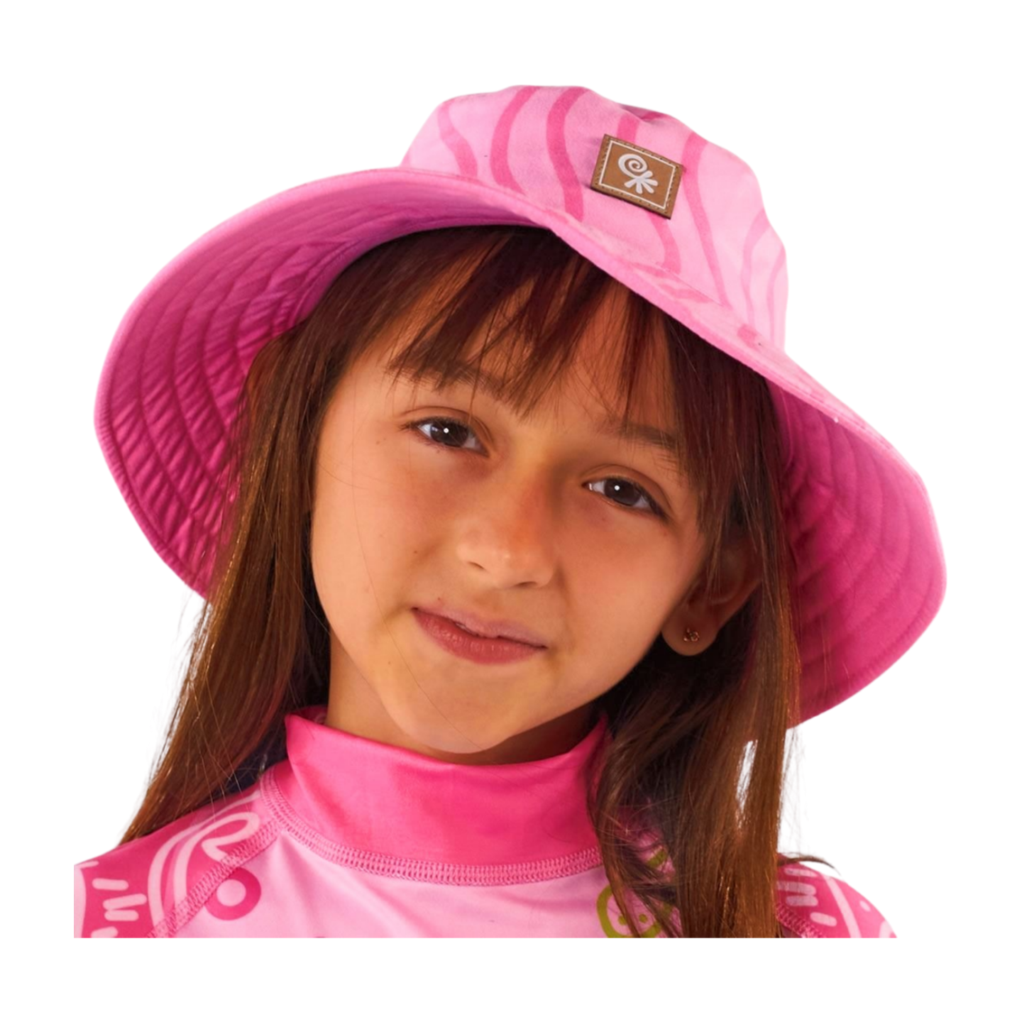 Gorro Antisolar Unisex con UPF 50+ Aquamandra  Rosado - AQG301 Imagen secundaria del producto