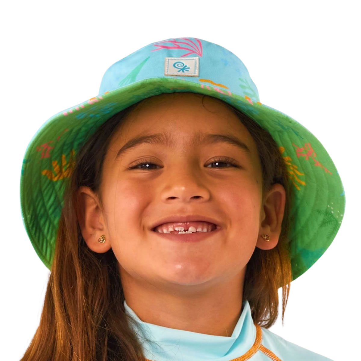 Gorro Antisolar Unisex con UPF 50+ Aquamandra  Turquesa - AQG302 Imagen secundaria del producto