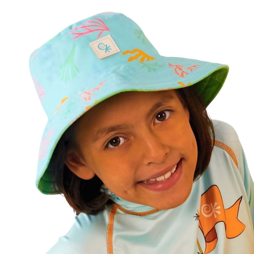 Gorro Antisolar Unisex con UPF 50+ Aquamandra  Turquesa - AQG302
