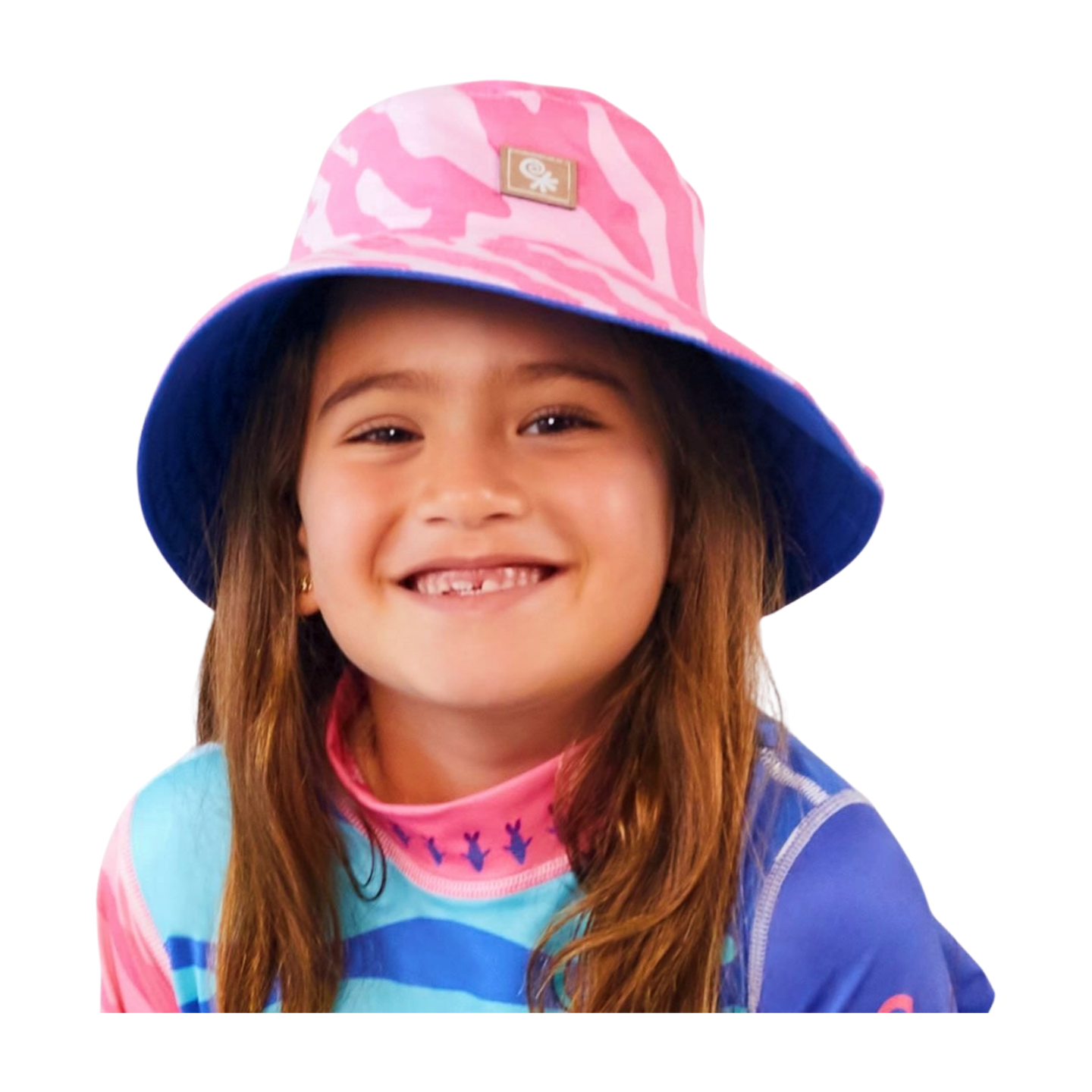 Gorro Antisolar Unisex con UPF 50+ Aquamandra  Rosado - AQG501 Imagen secundaria del producto