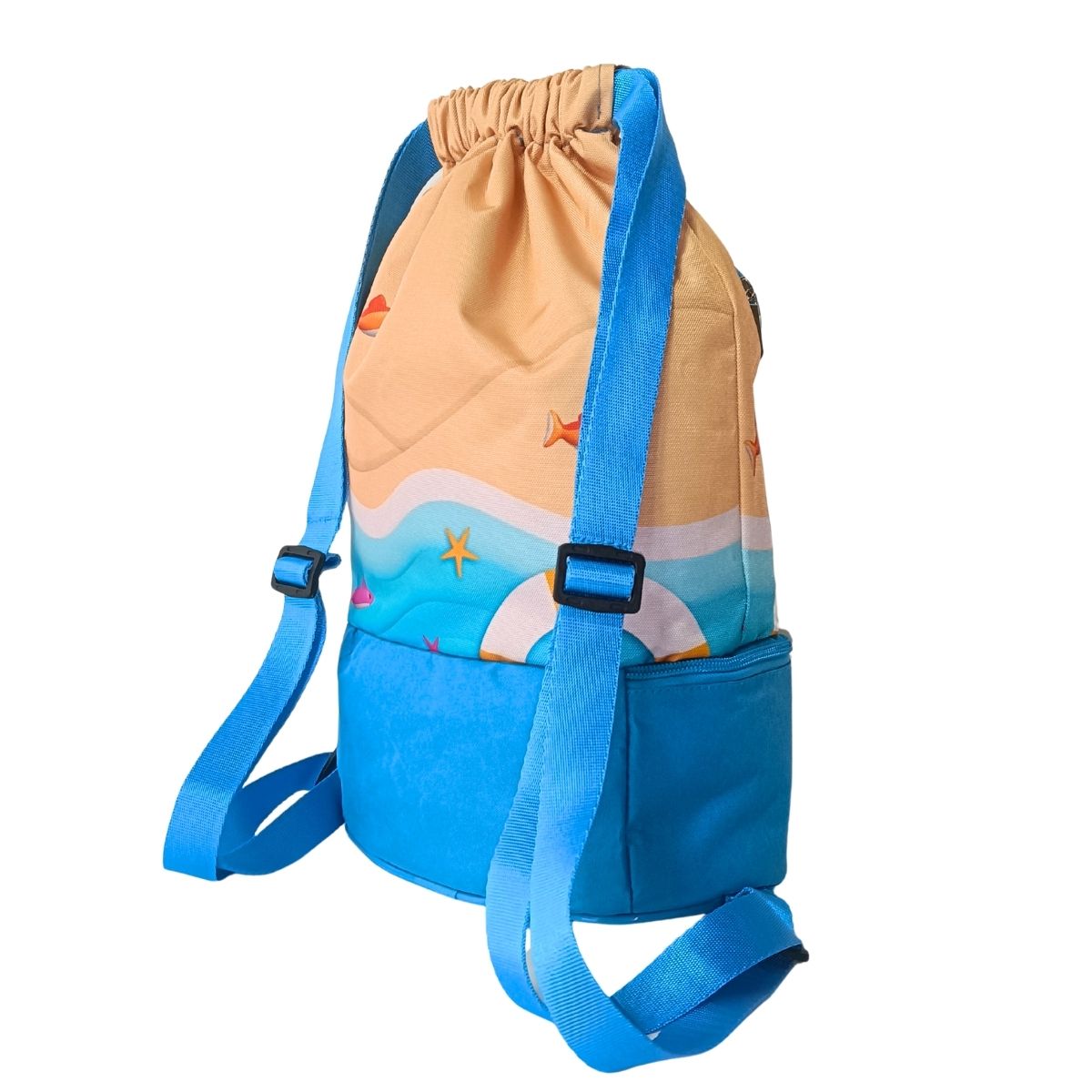 Morral de Playa, Piscina y Deportivo Multiuso Infantil 3 Compartimientos Resistente al Agua - AQM-100