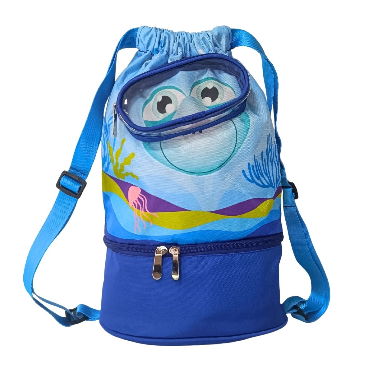 Morral de Playa, Piscina y Deportivo Multiuso Infantil 3 Compartimientos Resistente al Agua - AQM-300 Imagen principal del producto